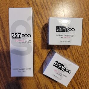 Skingoo trio: Stem Cell Serum, Dermal Moisturizer & Stem Cell Eye Cream